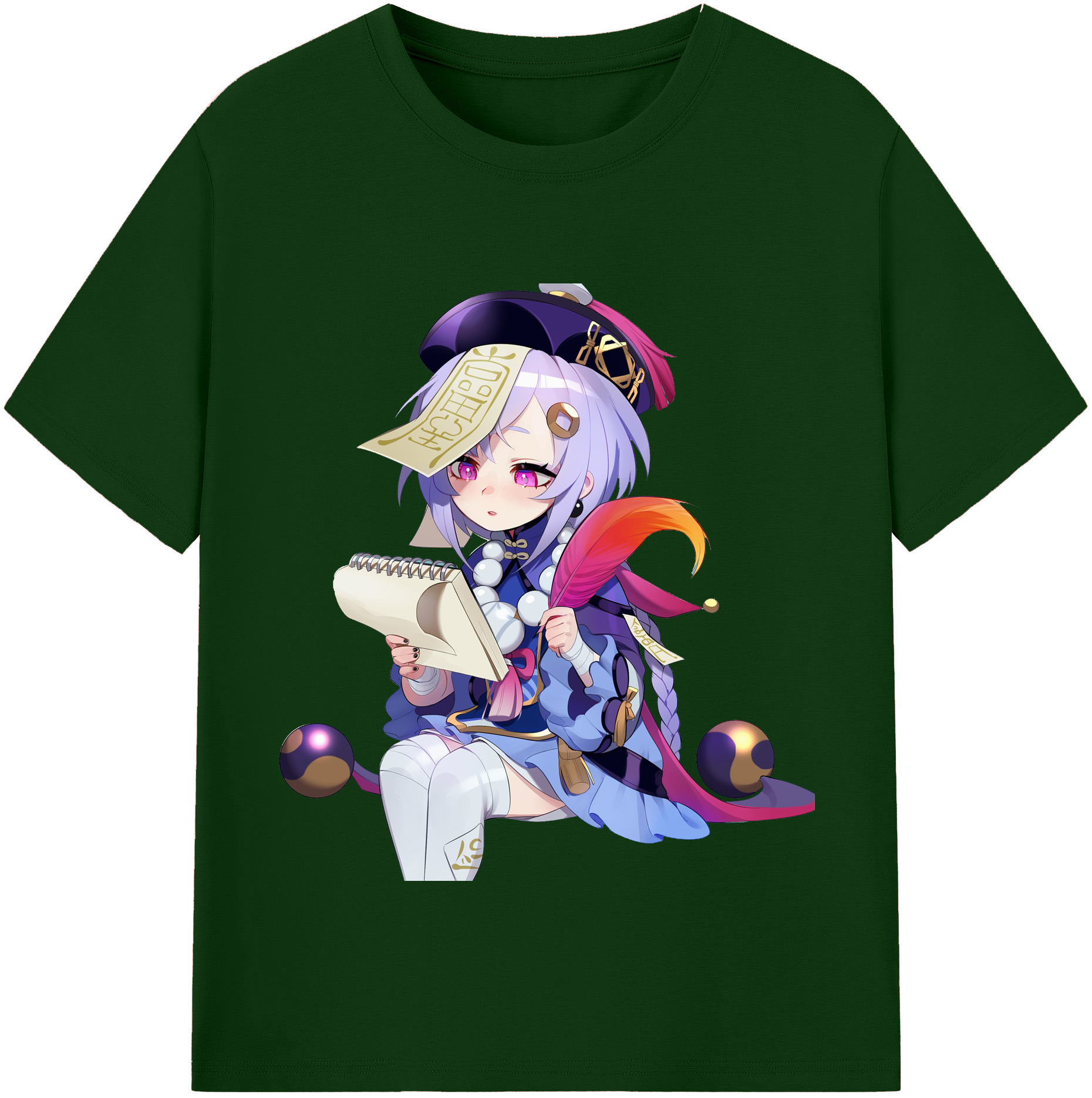 げんし神 七七 なな  genshin Nana 綿100％半袖Tシャツ（フロントプリント）